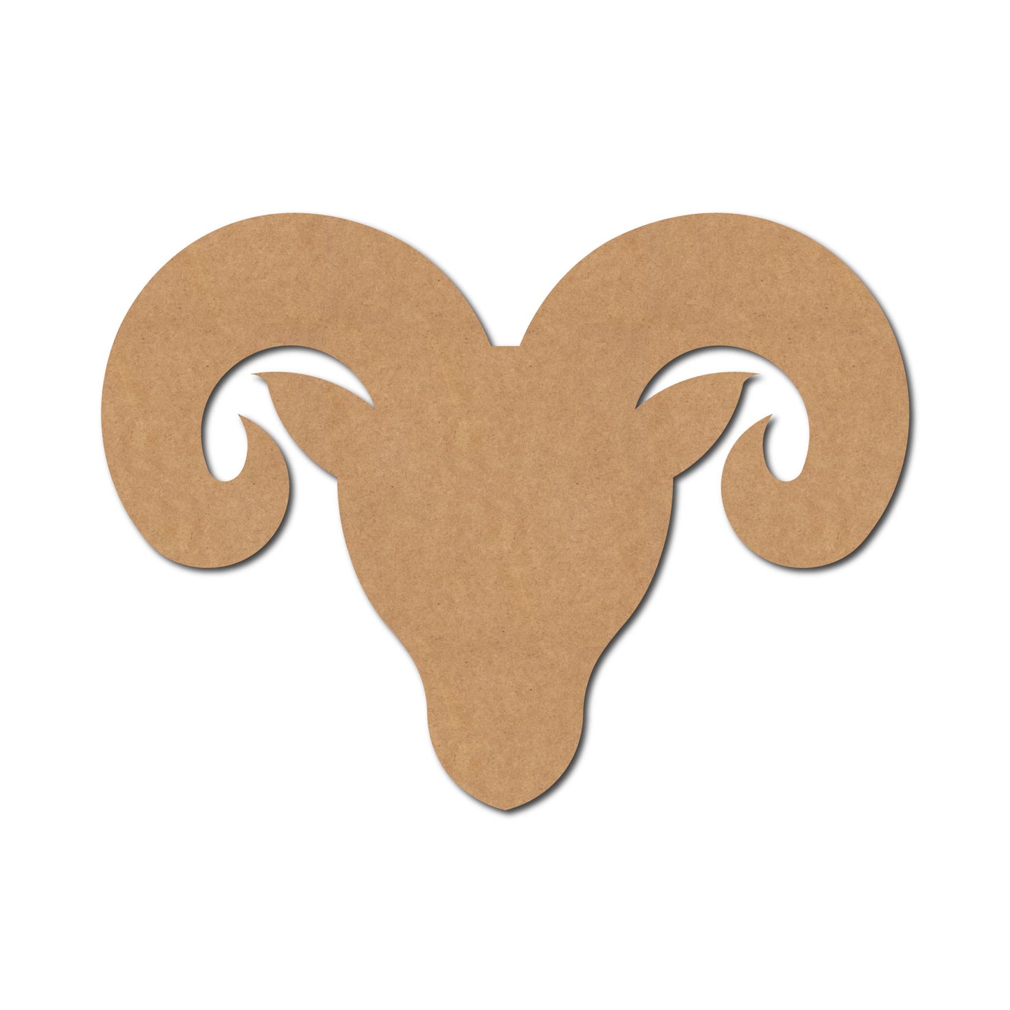 Aries Zodiac Sign Cutout MDF Design 1