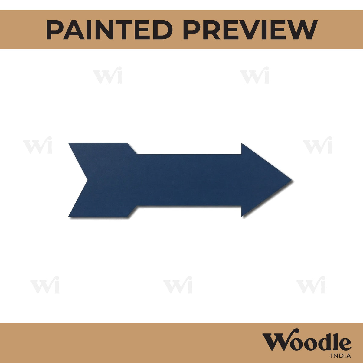 Arrow Cutout MDF Design 1