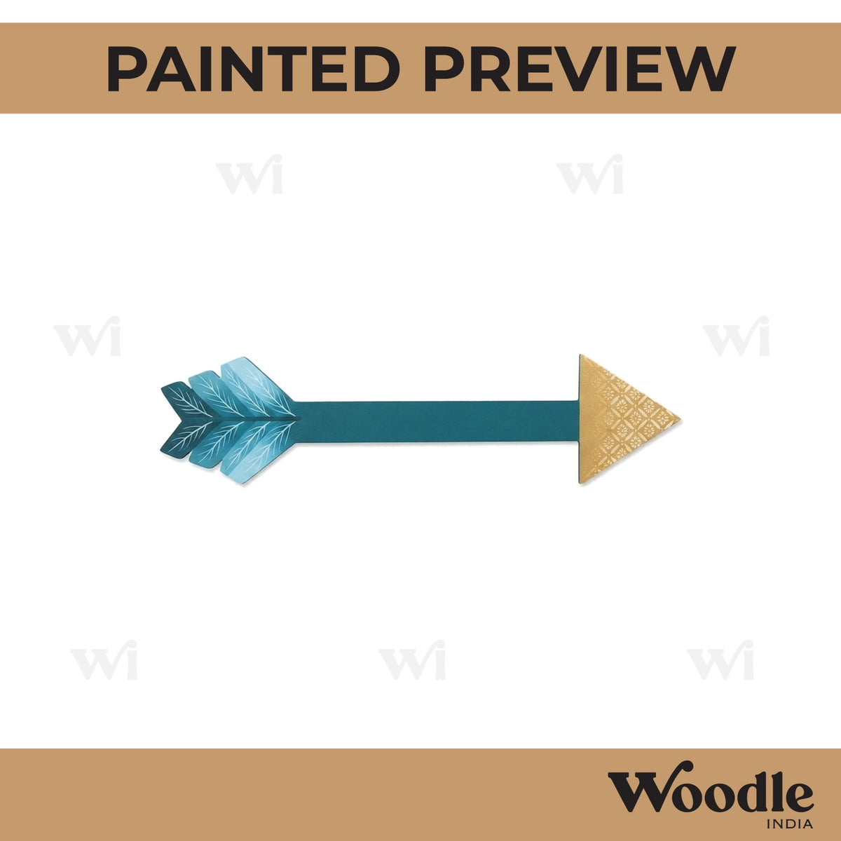 Arrow Cutout MDF Design 5