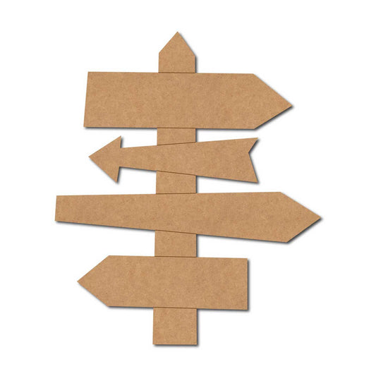 Arrows Signboard Pre Marked MDF Design 1