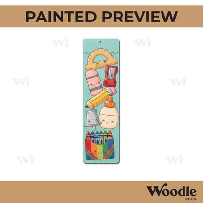 Art & Craft Items Bookmark Pre Marked MDF Design 1