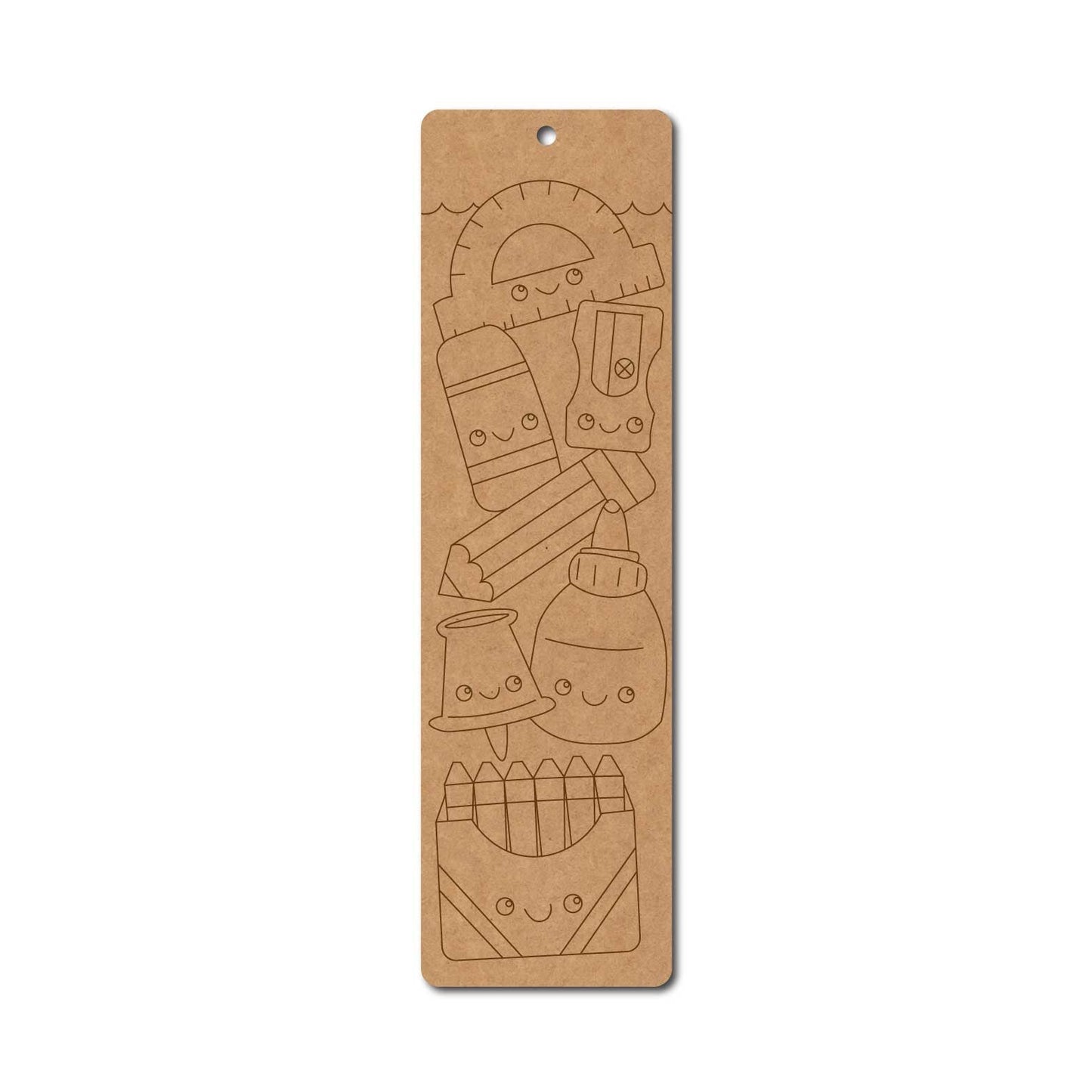 Art & Craft Items Bookmark Pre Marked MDF Design 1