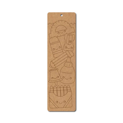 Art & Craft Items Bookmark Pre Marked MDF Design 1