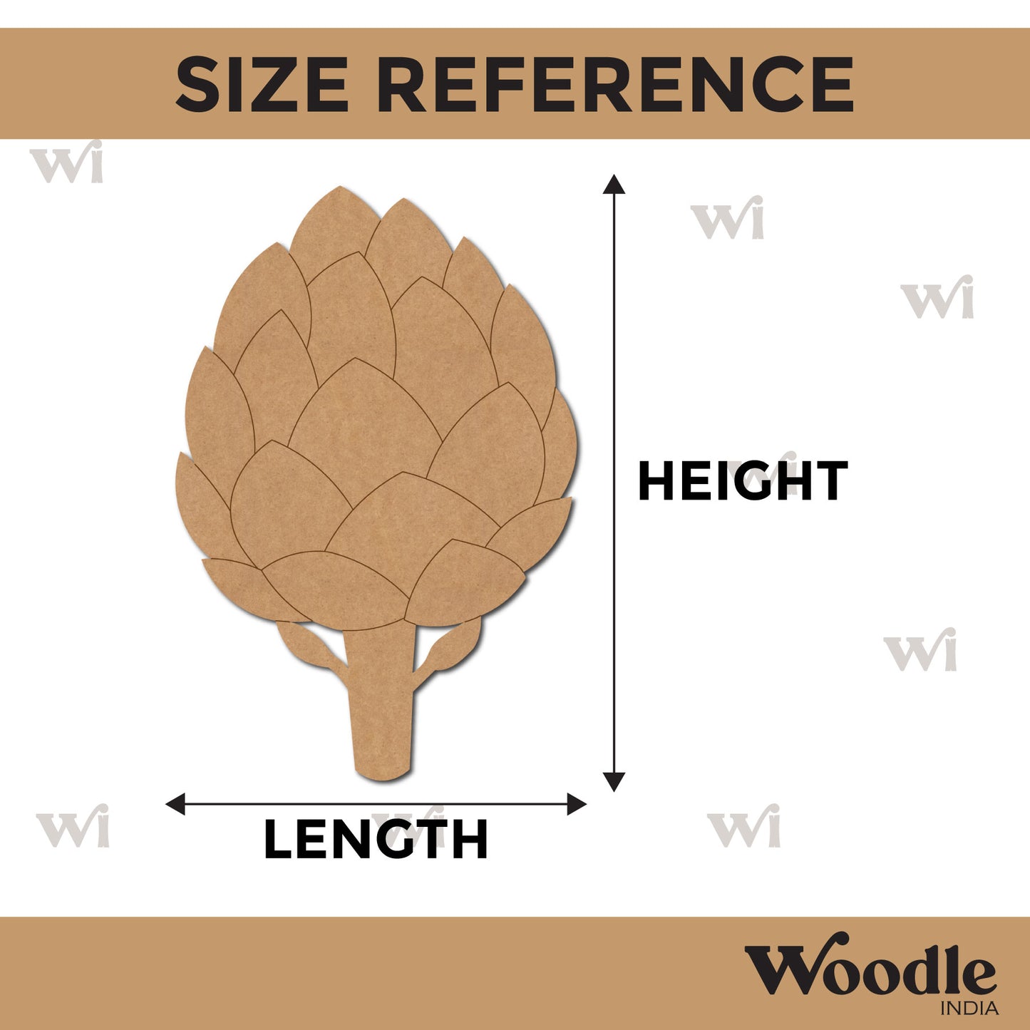 Artichoke Pre Marked MDF Design 1