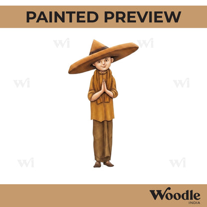 Assam Man Pre Marked MDF Design 1