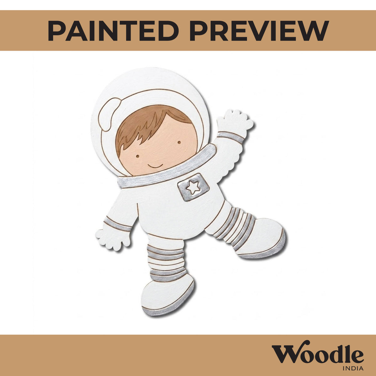 Astronaut Pre Marked MDF Design 1