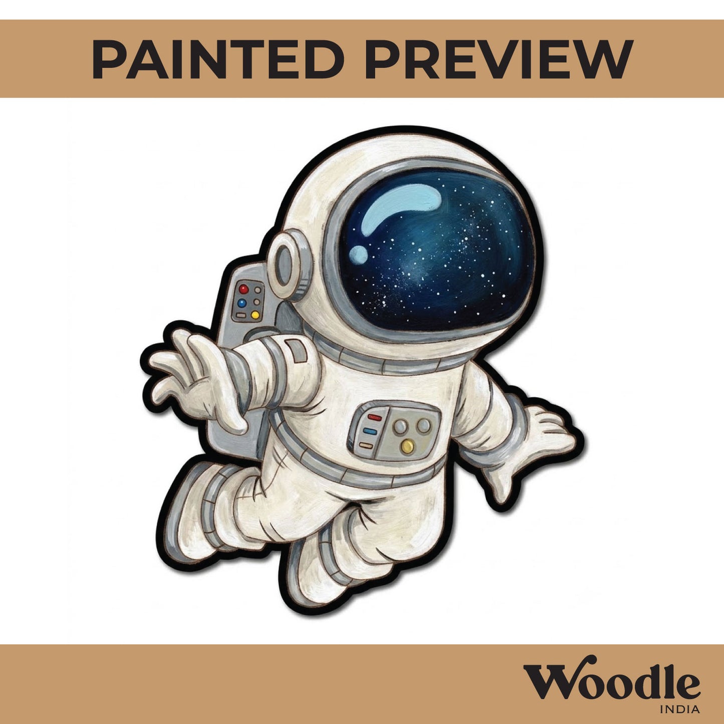 Astronaut Pre Marked MDF Design 9