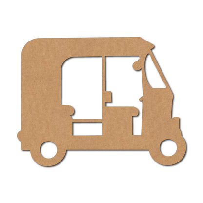 Auto Rickshaw Cutout MDF Design 1