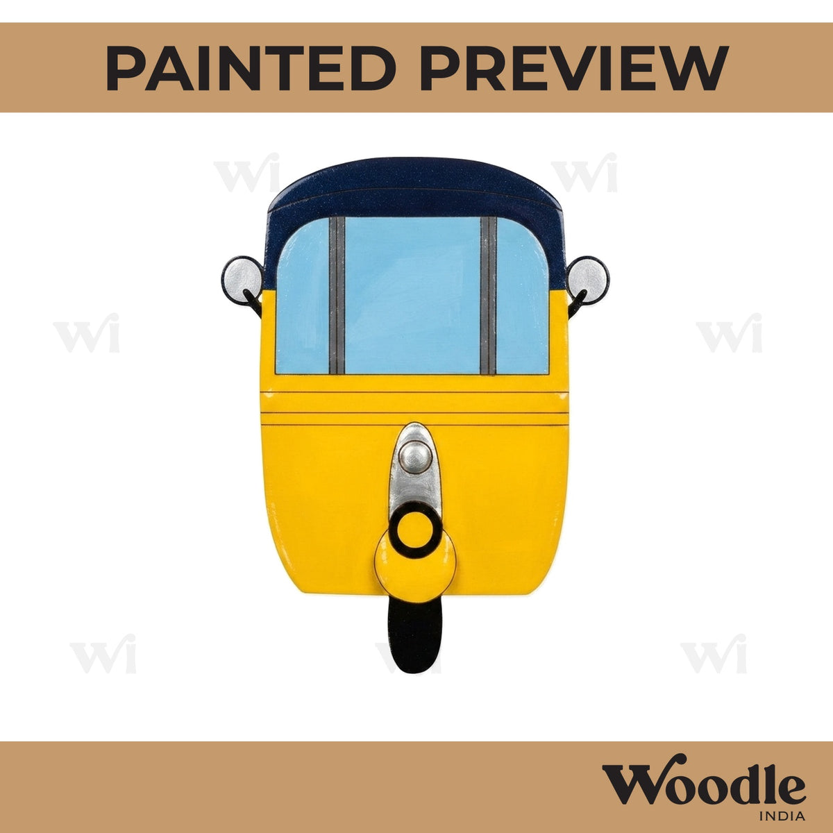 Auto Rickshaw Pre Marked MDF Design 3