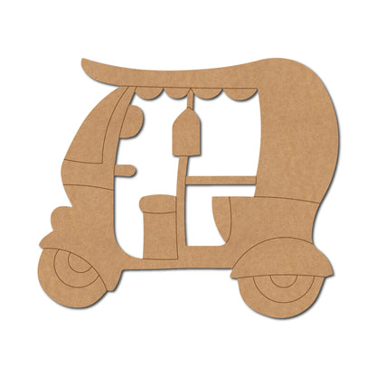 Auto Rickshaw Pre Marked MDF Design 4