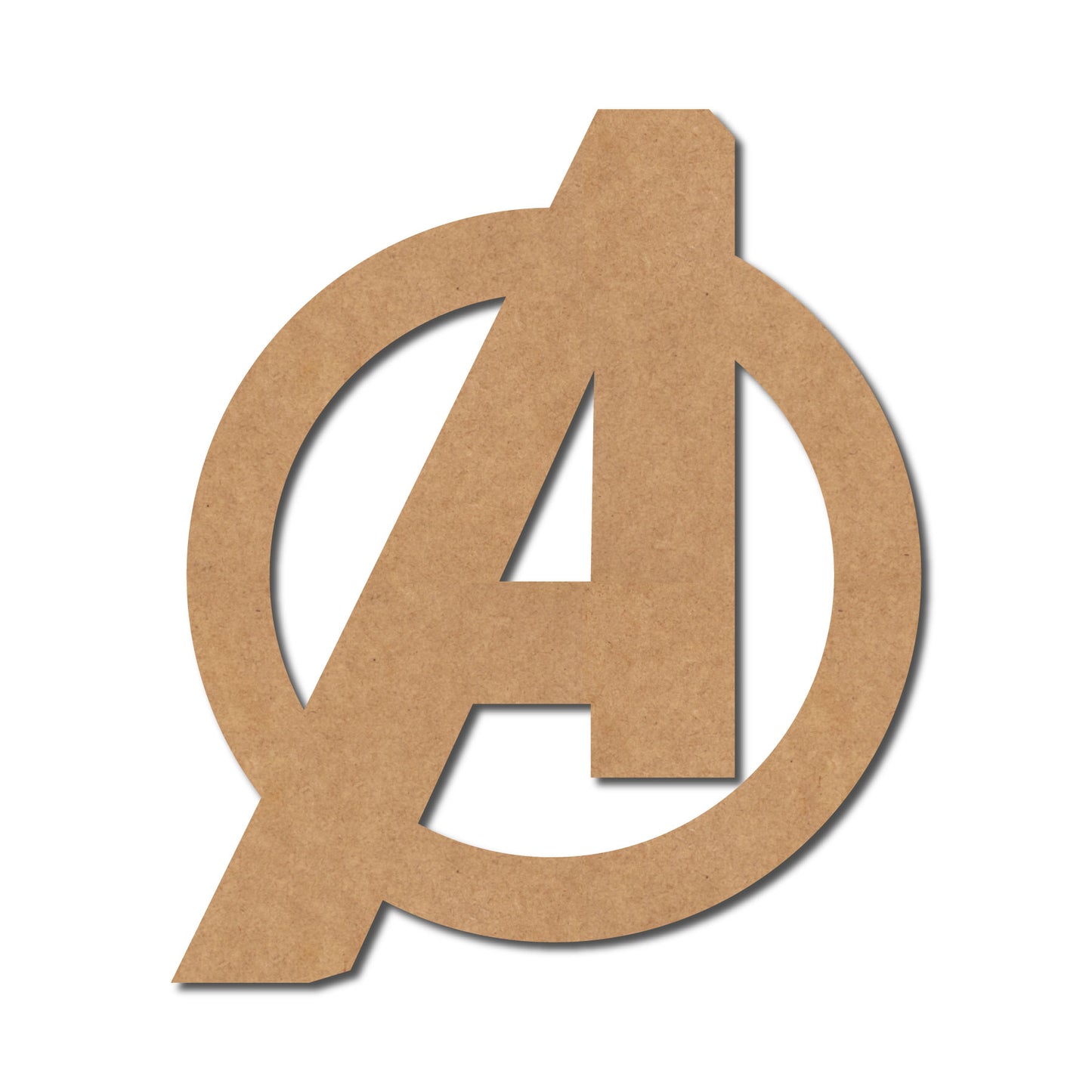 Avengers Marvel Logo Cutout MDF Design 1