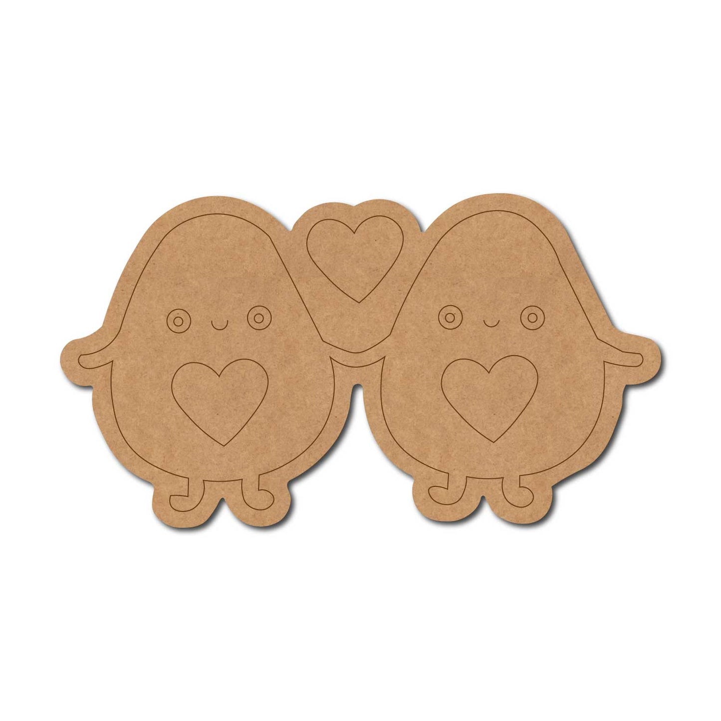 Avocado Kawaii Pre Marked MDF Design 1