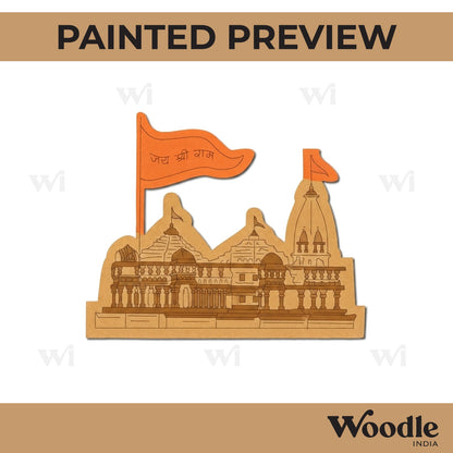 Ayodhya Ram Mandir Pre Marked MDF Design 1