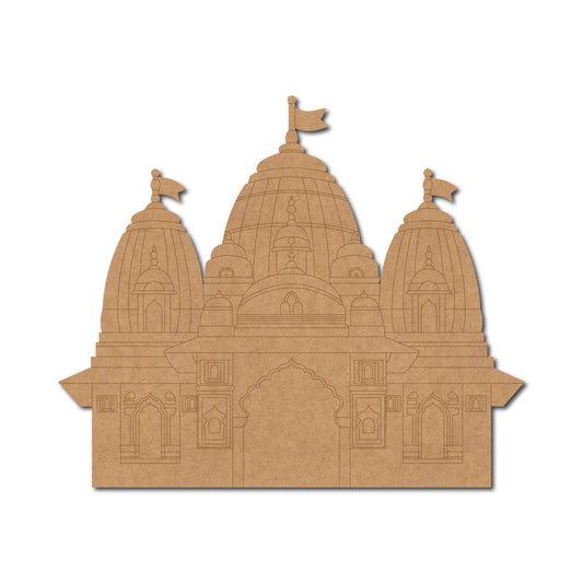 Ayodhya Ram Mandir Pre Marked MDF Design 2