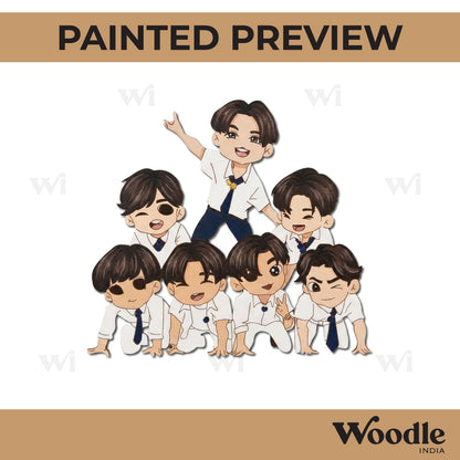 BTS Pre Marked MDF Design 1