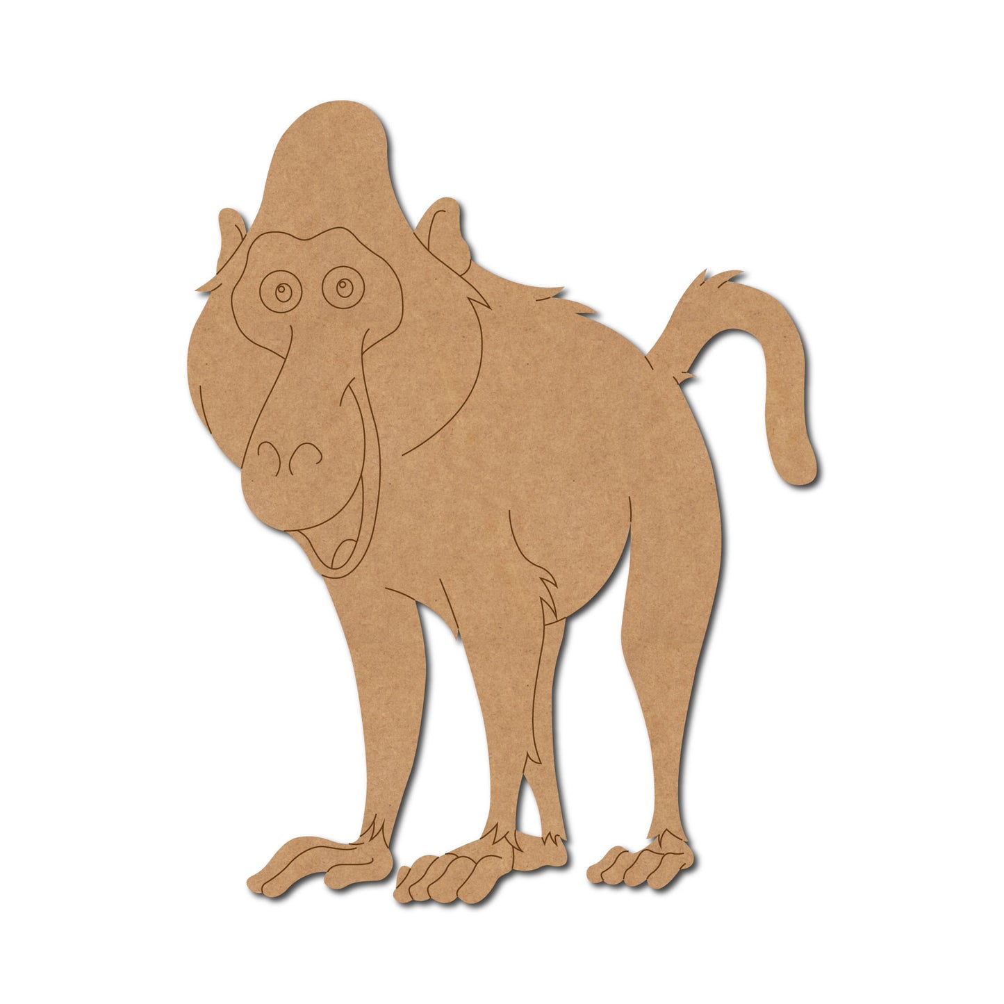 Baboon Pre Marked MDF Design 1