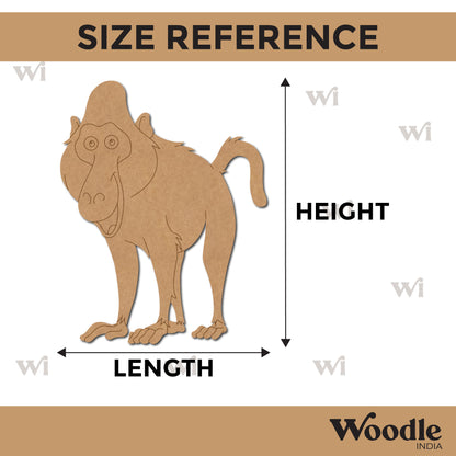 Baboon Pre Marked MDF Design 1