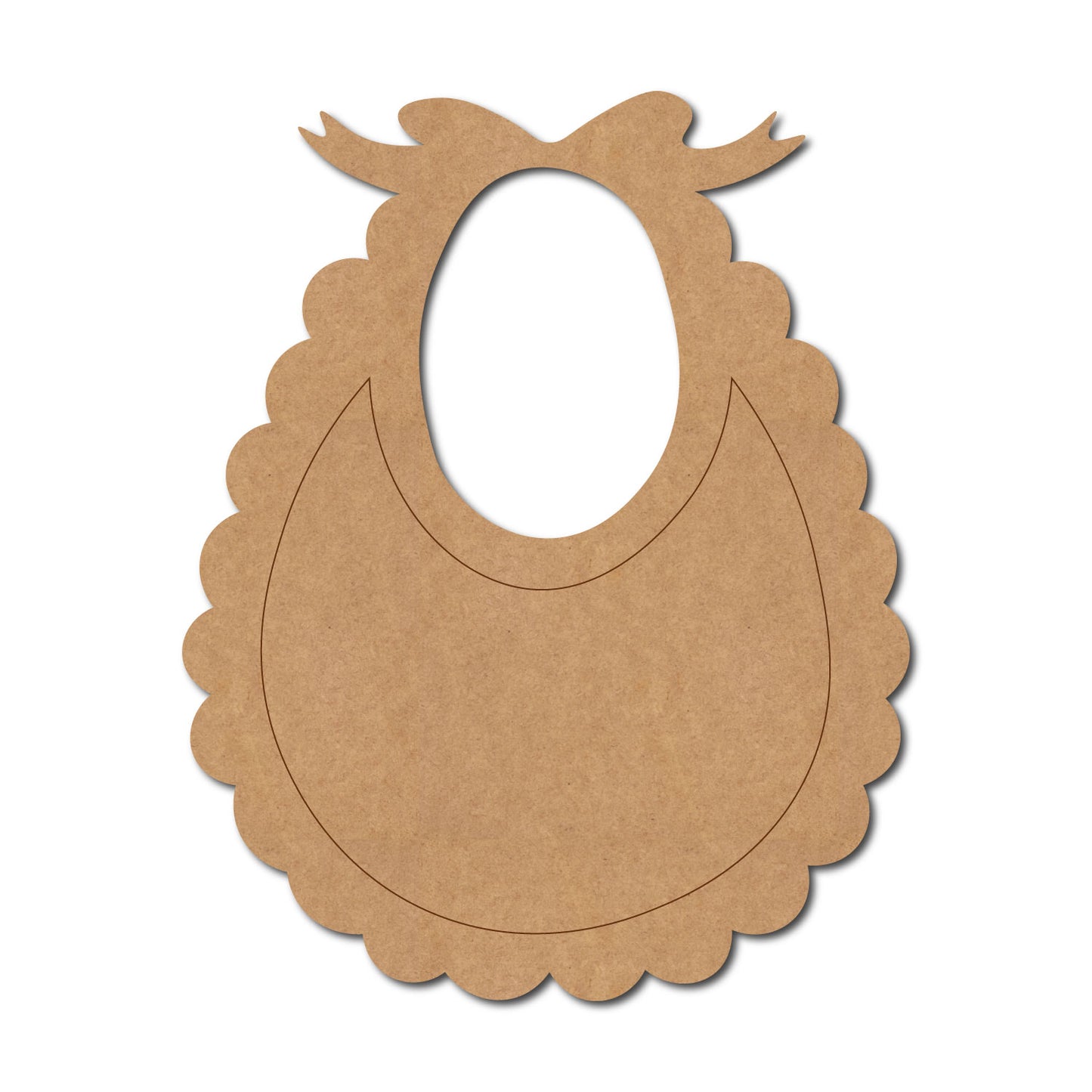 Baby Bib Apron Pre Marked MDF Design 1