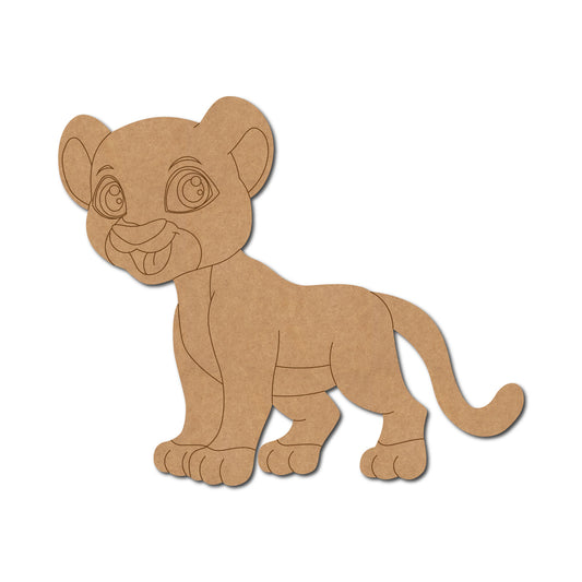 Baby Black Panther Pre Marked MDF Design 1