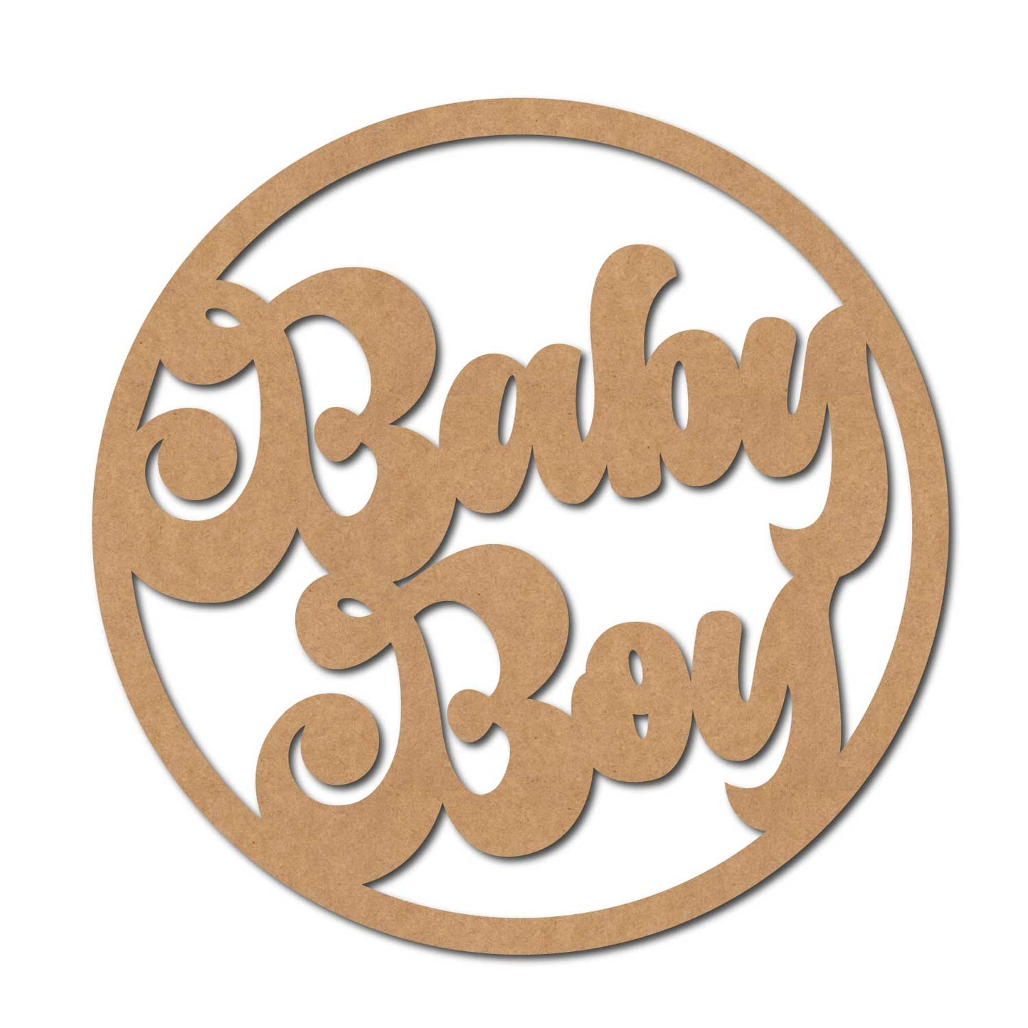 Baby Boy Cutout MDF Design 1