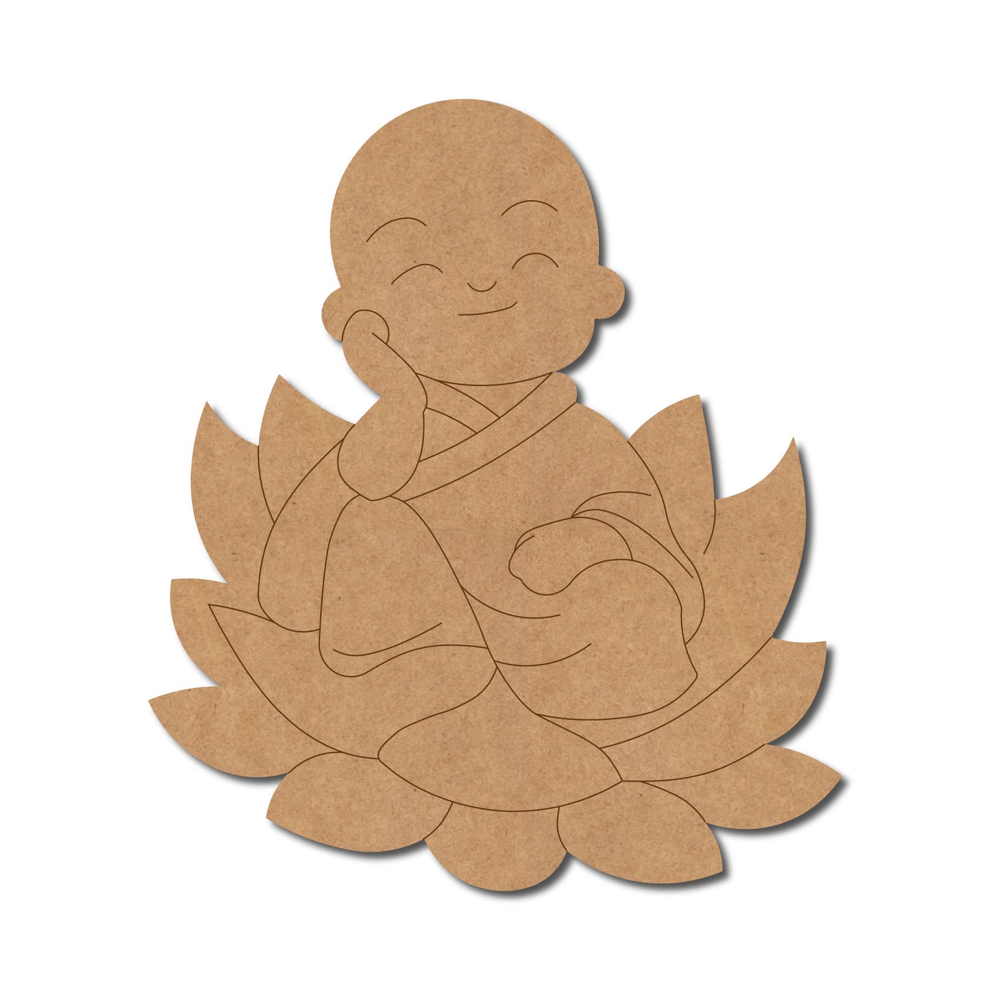 Baby Buddha Pre Marked MDF Design 1