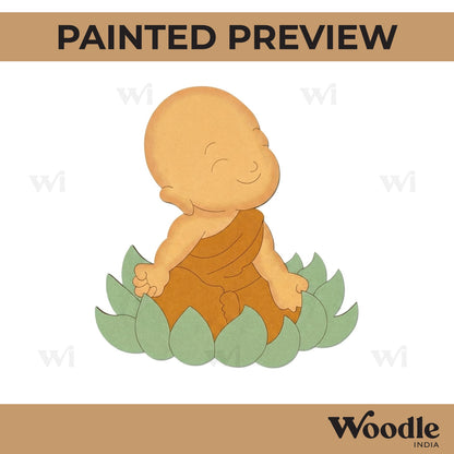 Baby Buddha Pre Marked MDF Design 5