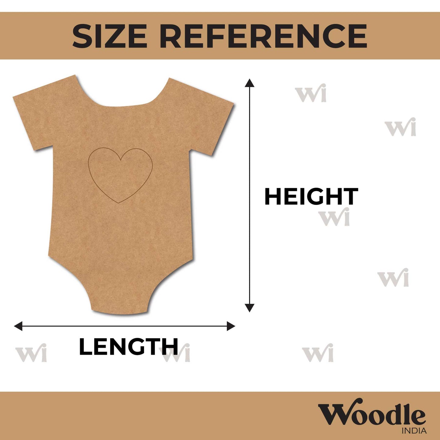 Baby Clothes Pre Marked MDF Design 2