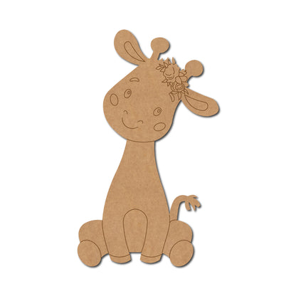 Baby Giraffe Pre Marked MDF Design 1