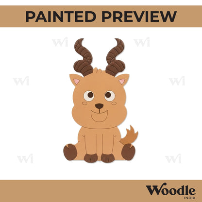Baby Goat Pre Marked MDF Design 1