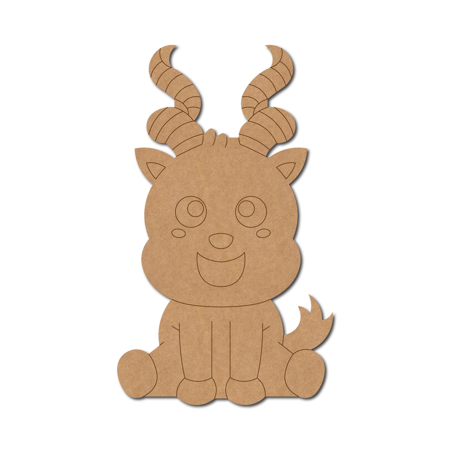 Baby Goat Pre Marked MDF Design 1