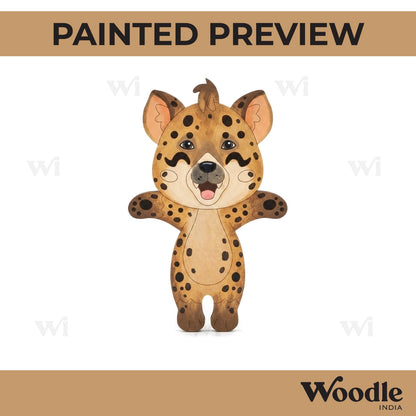 Baby Hyena Pre Marked MDF Design 2