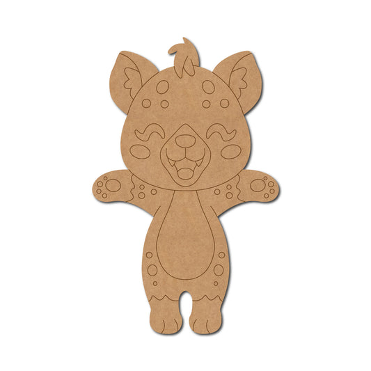 Baby Hyena Pre Marked MDF Design 2