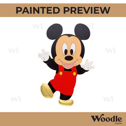 Baby Mickey Mouse Pre Marked MDF Design 1