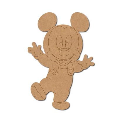 Baby Mickey Mouse Pre Marked MDF Design 1