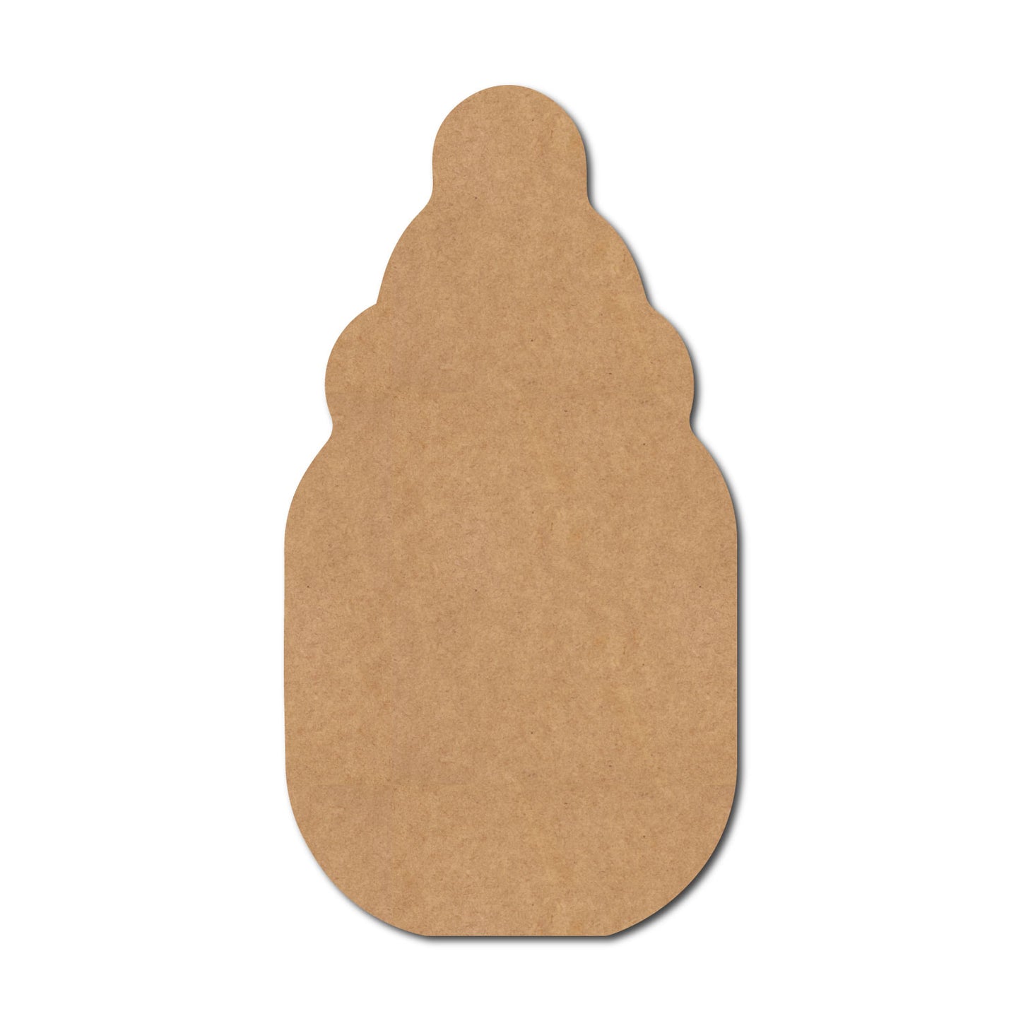 Baby Milk Bottle Cutout MDF Design 1