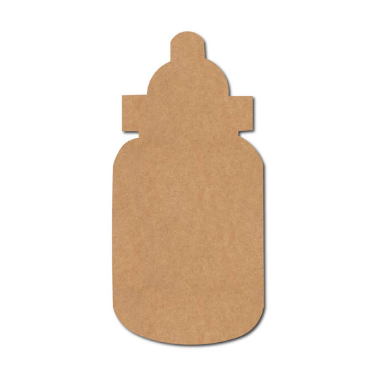 Baby Milk Bottle Cutout MDF Design 2