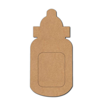 Baby Milk Bottle Frame MDF Design 1