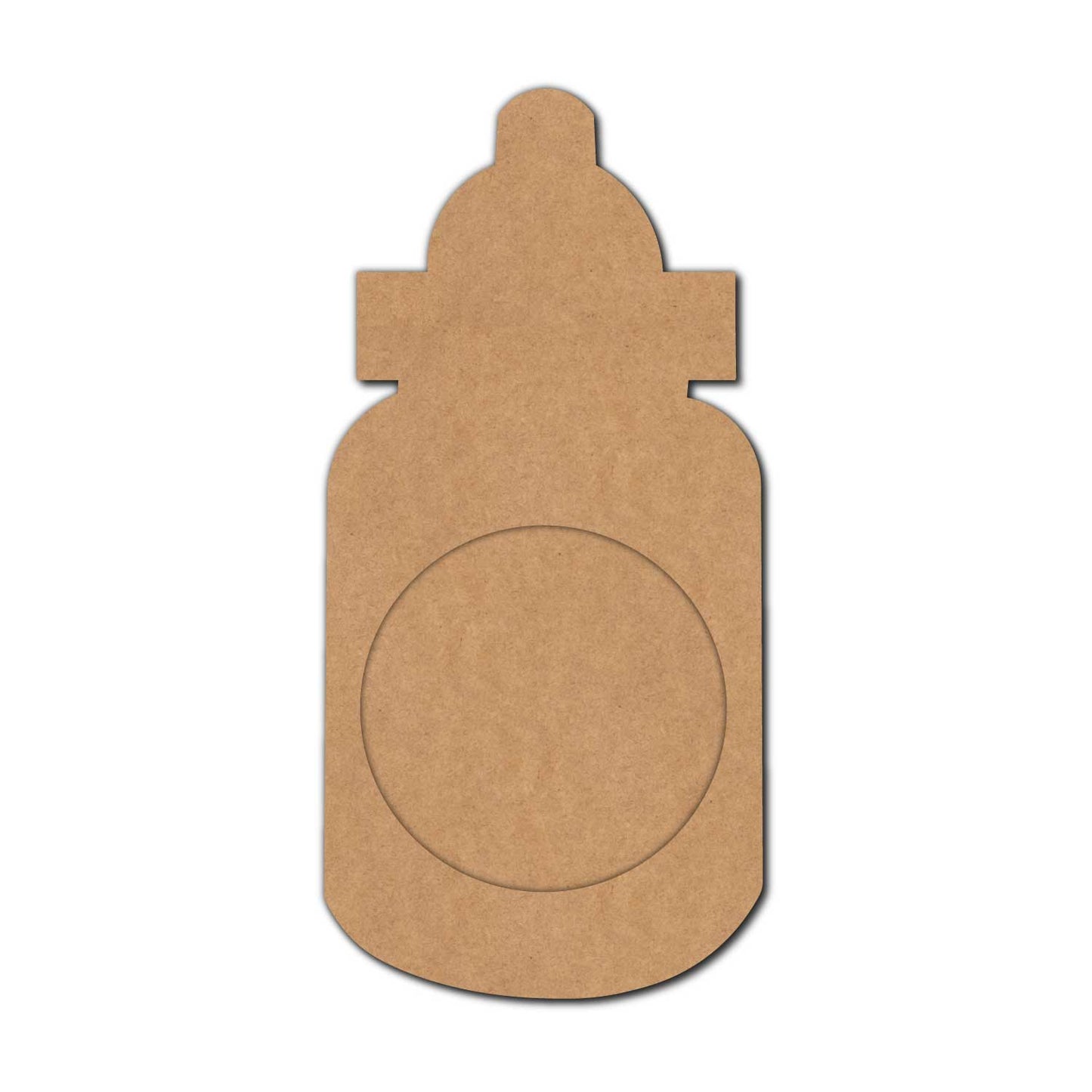 Baby Milk Bottle Frame MDF Design 2