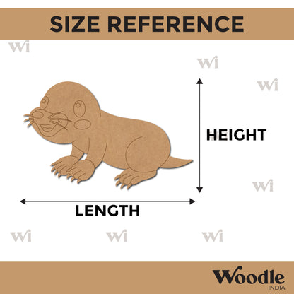 Baby Mole Pre Marked MDF Design 1