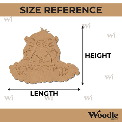 Baby Mole Pre Marked MDF Design 2