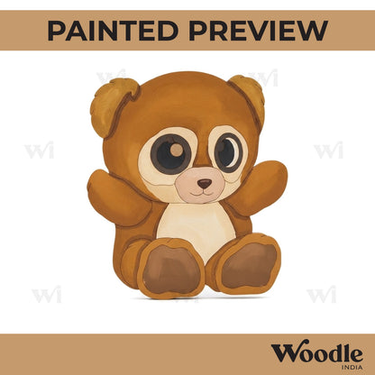Baby Panda Pre Marked MDF Design 4