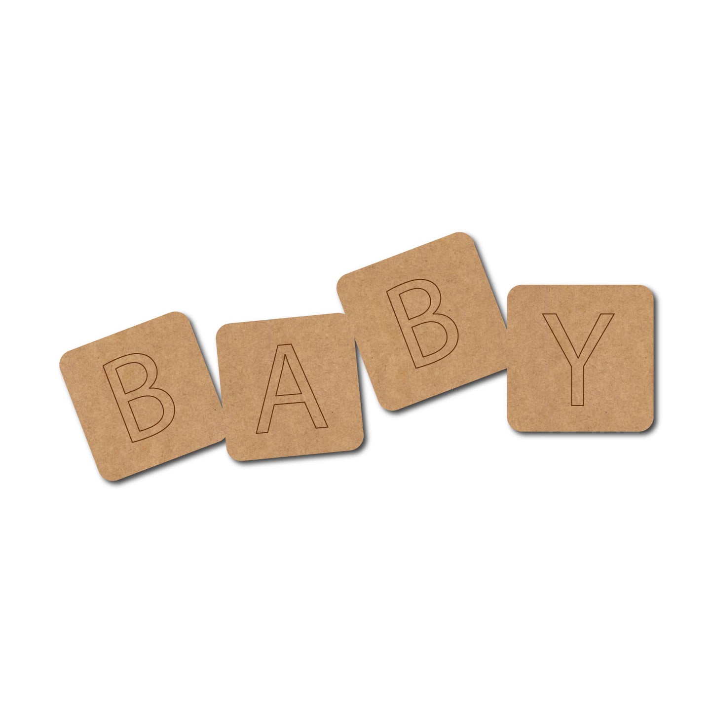 Baby Pre Marked Base MDF Design 1