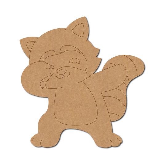 Baby Raccoon Pre Marked MDF Design 1