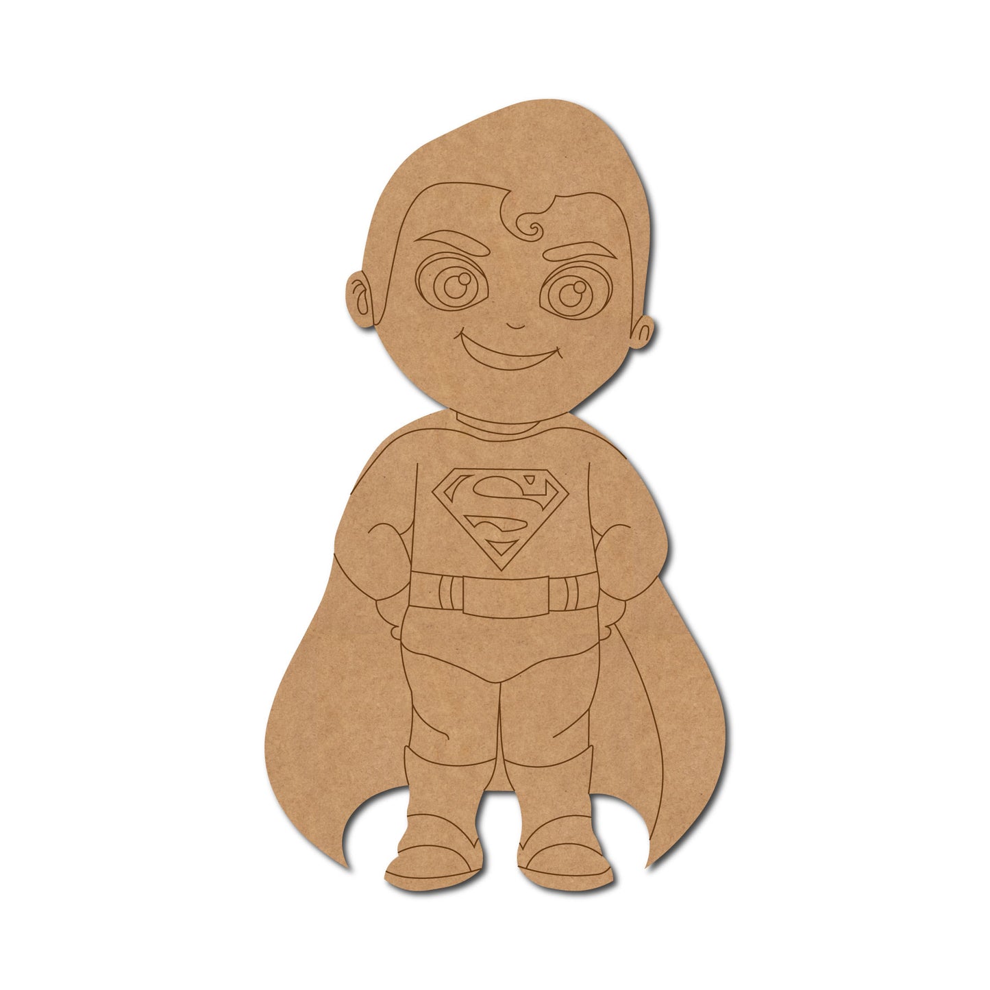 Baby Superman Pre Marked MDF Design 1