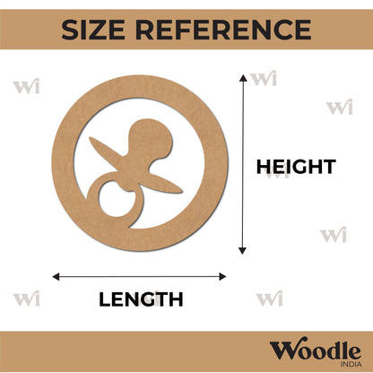 Baby Teether Cutout MDF Design 1