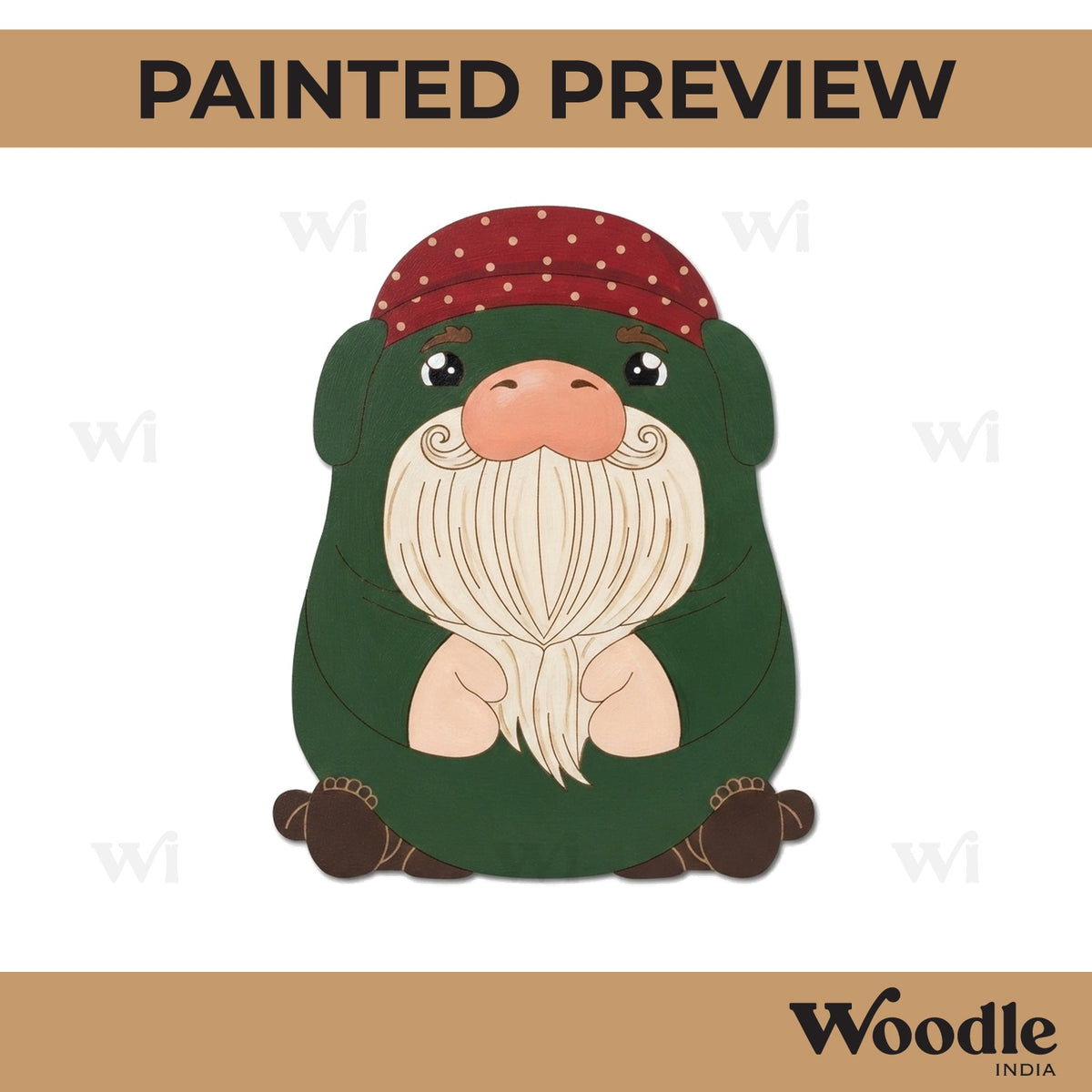 Baby Walrus Pre Marked MDF Design 1
