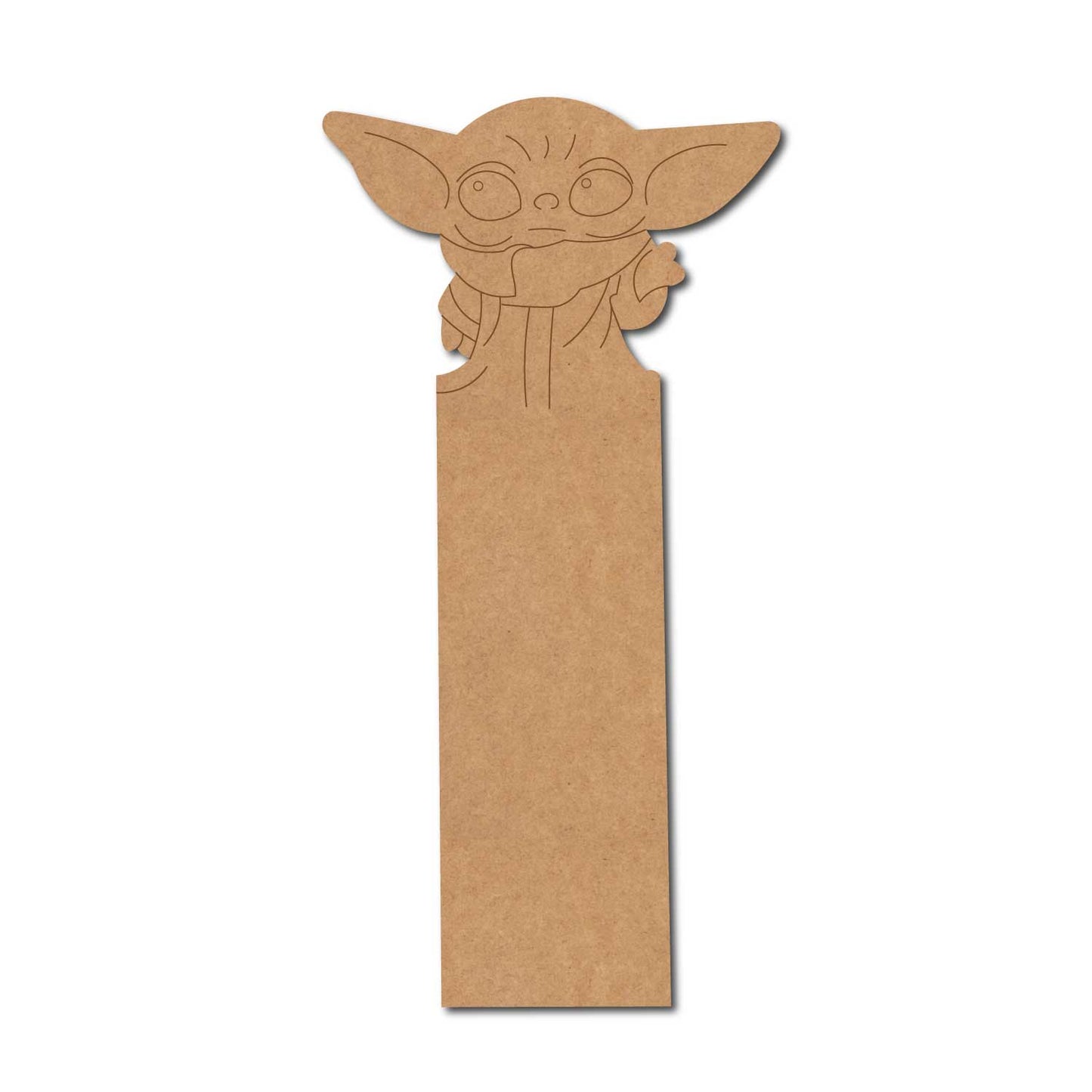 Baby Yoda Star Wars Bookmark Pre Marked MDF Design 1