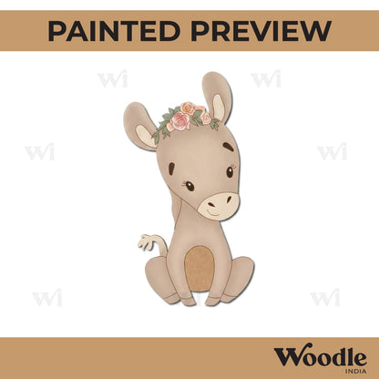 Baby Zebra Pre Marked MDF Design 1