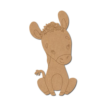 Baby Zebra Pre Marked MDF Design 1