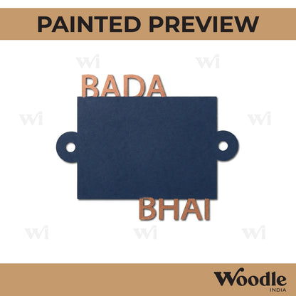 Bada Bhai Rakhi Cutout MDF Design 1
